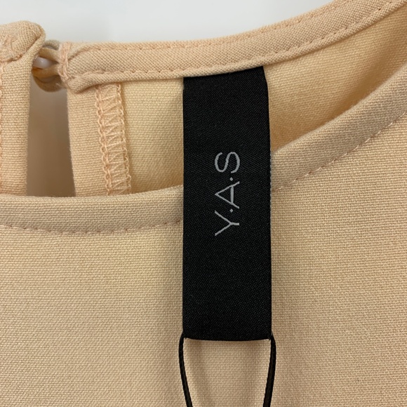 ASOS Y.A.S Tailored Peach Playsuit Romper Sz S - Picture 9 of 16